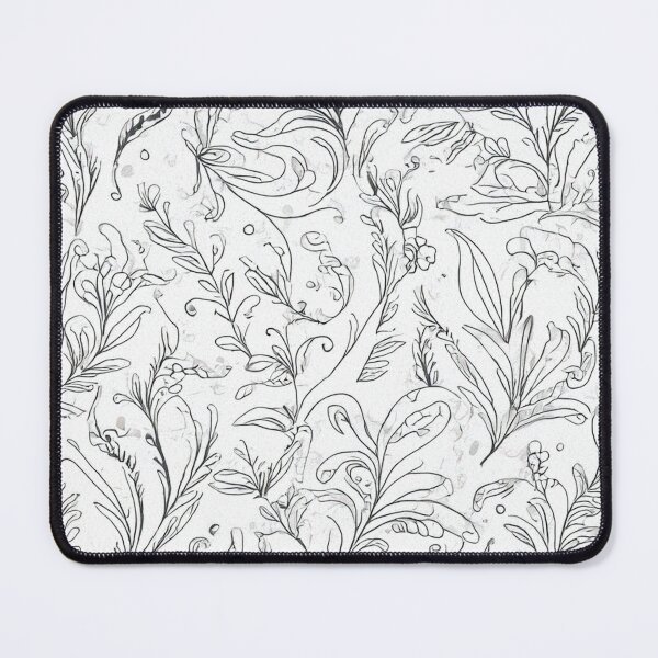 Item preview, Black and White Floral Pattern designed and sold by SassyArtistry.