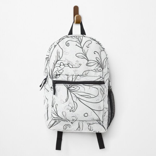 Item preview, Black and White Floral Pattern designed and sold by SassyArtistry.