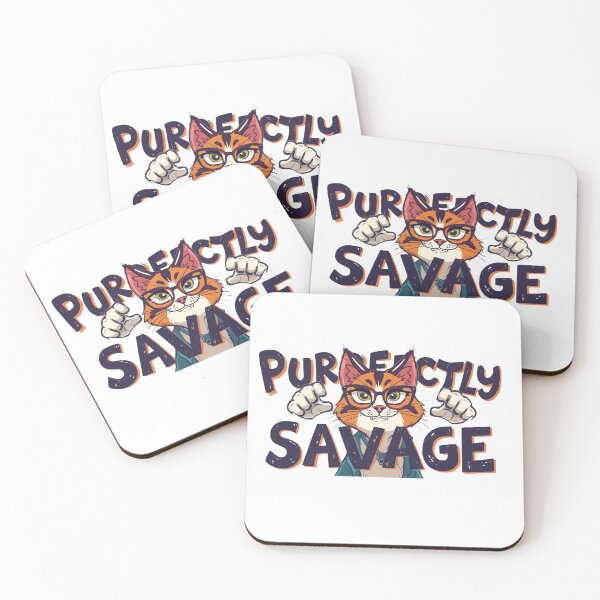 Item preview, Purrfectly Savage designed and sold by HowBoutThatTees.