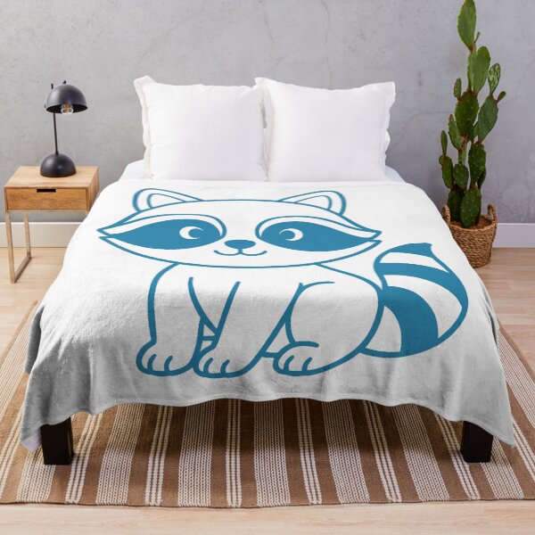 Item preview, Color Racoon - Cornflower Blue designed and sold by AngelMiette.