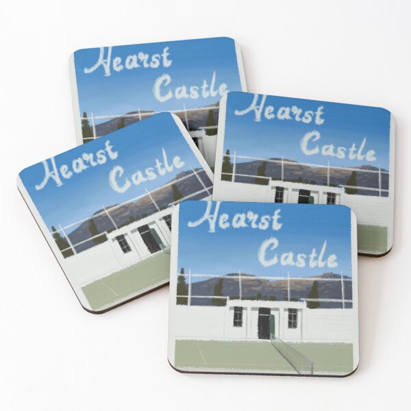 Item preview, Hearst Castle Tennis Court designed and sold by 16 Owls Designs.