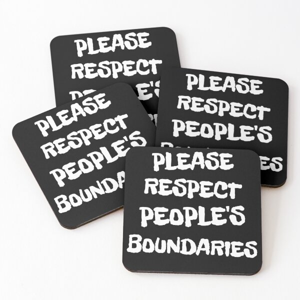 Item preview, Please Respect People's Boundaries designed and sold by signshirtz.