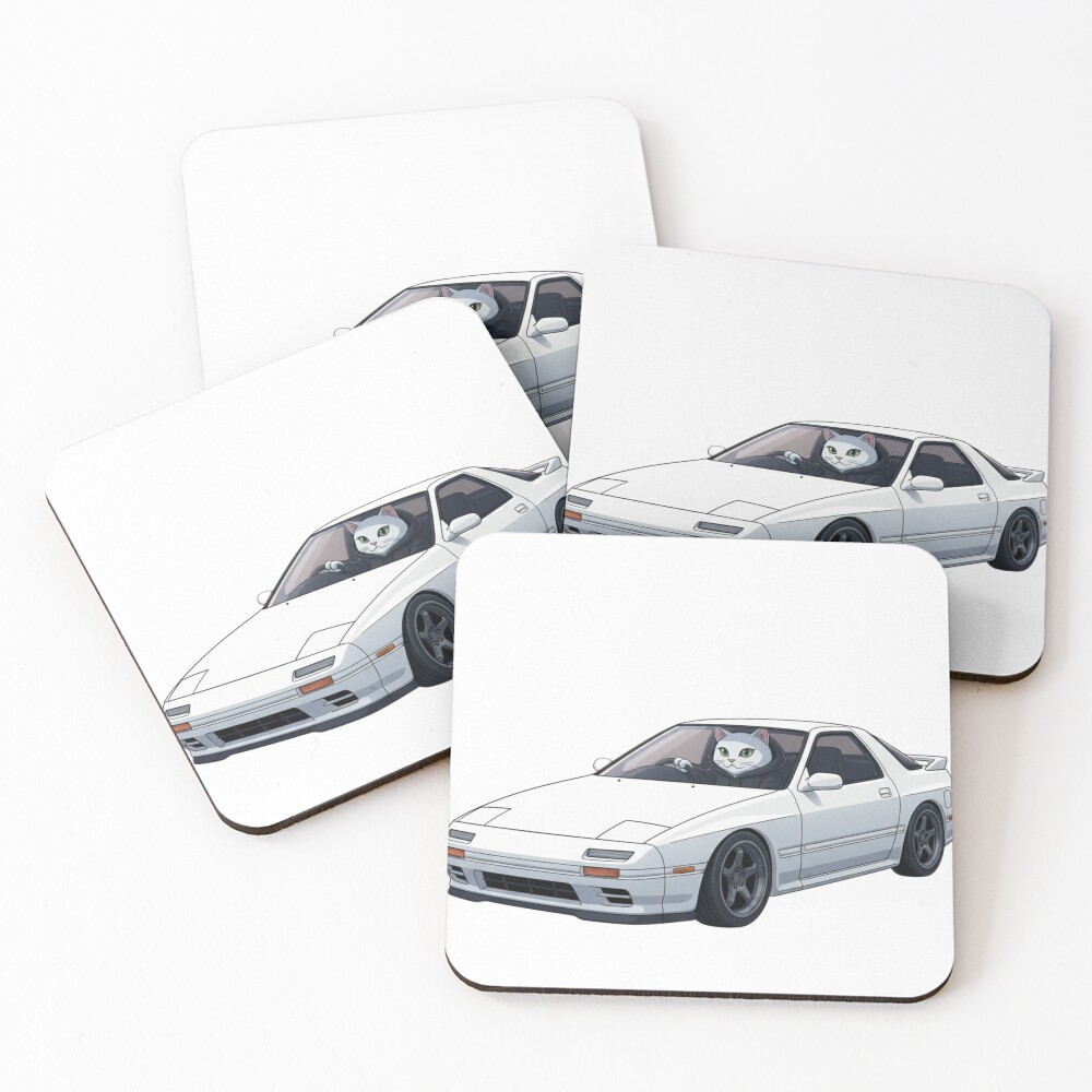 Item preview, Coasters (Set of 4) designed and sold by RacerCatBrand.