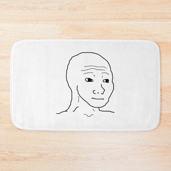 Item preview, Wojak Meme Face – Classic Internet Culture Artwork designed and sold by CyberRex.