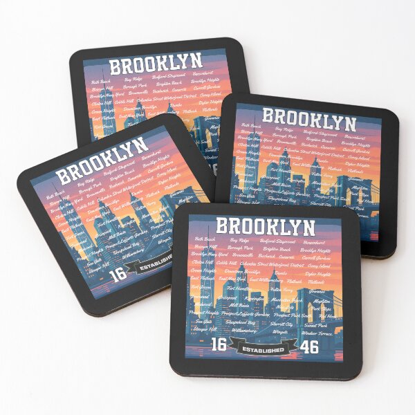 Item preview, Brooklyn New York Skyline and Neighborhoods designed and sold by signshirtz.