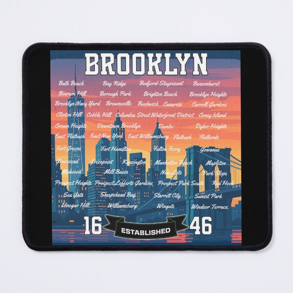 Item preview, Brooklyn New York Skyline and Neighborhoods designed and sold by signshirtz.