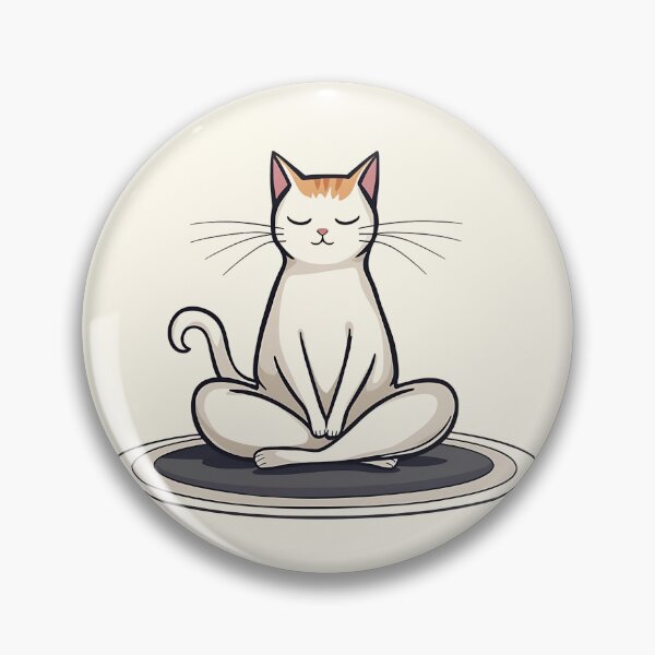 Item preview, Zen Yoga Cat designed and sold by VibeTCreations.