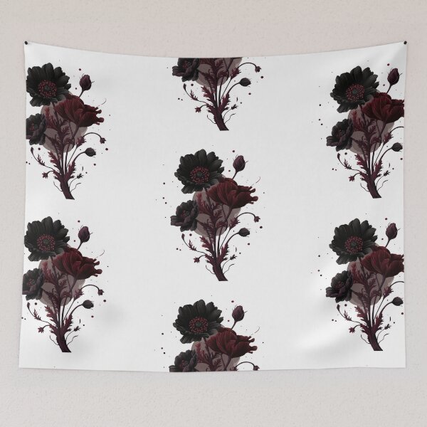 Item preview, Dark moody flowers designed and sold by MendaciousMina.