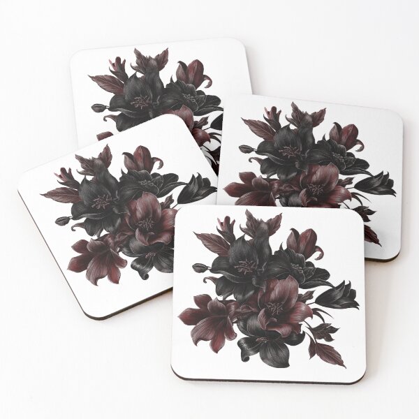 Item preview, Dark moody flowers designed and sold by MendaciousMina.