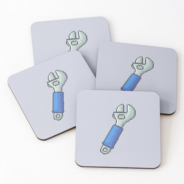 Item preview, Wrench Pixel Art (Silver) designed and sold by OriginWave.