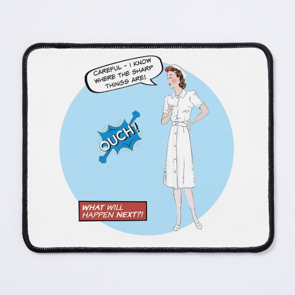 Item preview, Careful - I Know Where The Sharp Things Are! Nurse Humor designed and sold by SSustainable.