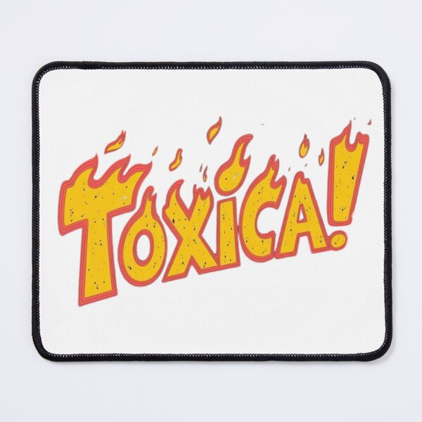 Item preview, Toxica Flaming Typography Design Bold Statement Lettering designed and sold by Ed & Harmony.