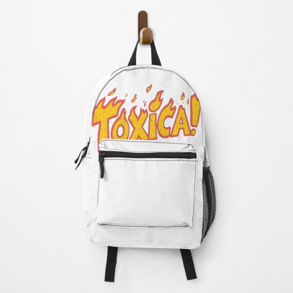 Item preview, Toxica Flaming Typography Design Bold Statement Lettering designed and sold by Mindful Wall Art Studio.
