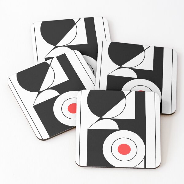 Item preview, Retro Abstract Geometry - Red Dot designed and sold by aether-lab.