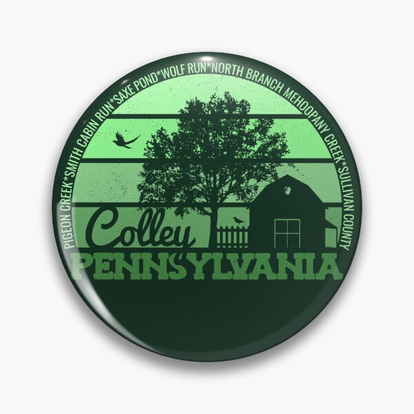 Aperçu de l'œuvre Logo rétro vintage de Colley Pennsylvania Sunset Local Pride créée et vendue par CRHPOD20.