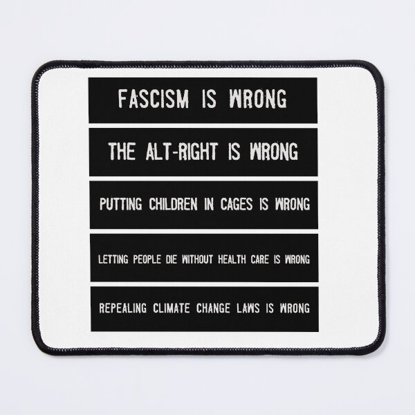 Item preview, Fascism is wrong designed and sold by quinnhopp.