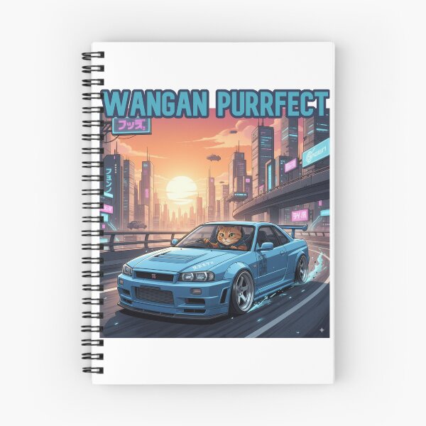 Item preview, Wangan Purrfect designed and sold by RacerCatBrand.