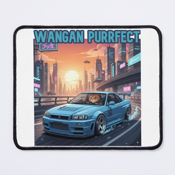 Item preview, Wangan Purrfect designed and sold by RacerCatBrand.