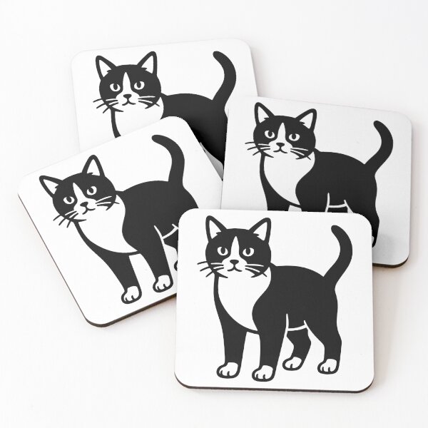 Item preview, Tuxedo Cat Standing designed and sold by theartfulaspie.