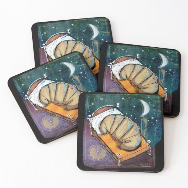 Item preview, SLEEPING CROISSANT designed and sold by MisestiArt.