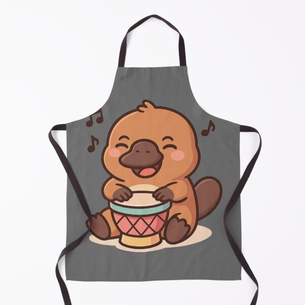 Item preview, Kawaii Drumming Platypus designed and sold by Ahau Designs.
