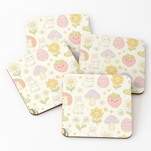 Item preview, Kawaii Spring Pattern designed and sold by Glimsy.
