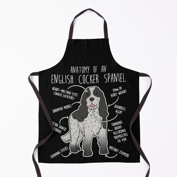 Item preview, Blue Roan English Cocker Spaniel Dog Anatomy designed and sold by Clara Hollins.