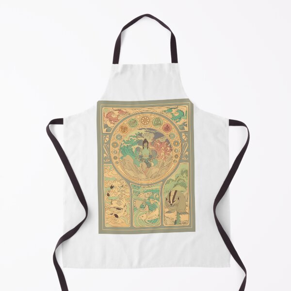 Item preview, Avatar-Korra-And-Original-Benders-Art-Nouveau designed and sold by BettinaStark.