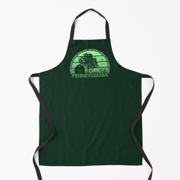 Aperçu de l'œuvre Evans Falls Pennsylvanie Coucher de soleil Rétro Vintage Fierté Locale Logo créée et vendue par CRHPOD20.