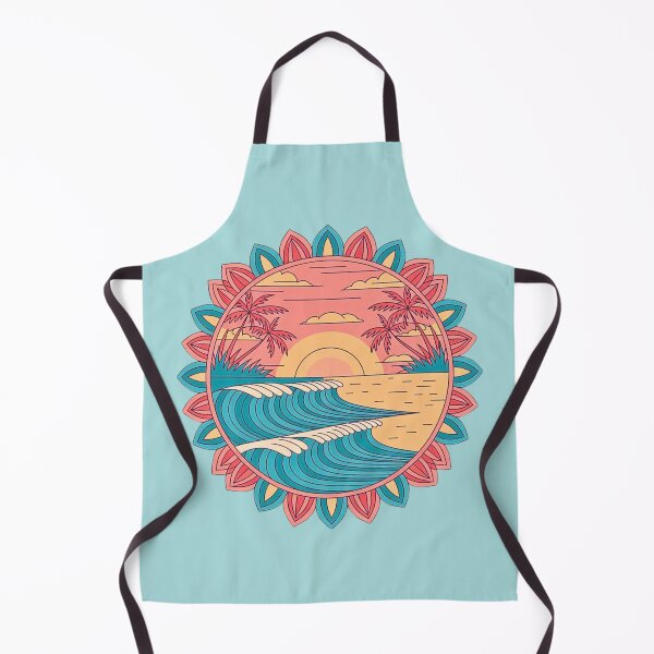 Item preview, Aloha Flows Beach Sunset Mandala designed and sold by VibrArtco.