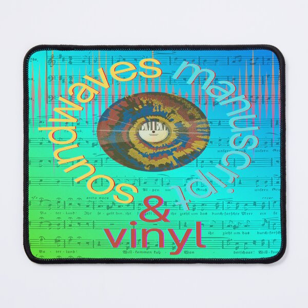 Item preview, Soundwaves Manuscript & Vinyl All Music designed and sold by BrightrDayMusicArt.
