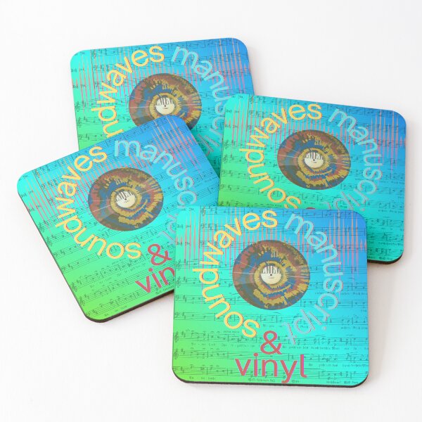 Item preview, Soundwaves Manuscript & Vinyl All Music designed and sold by BrightrDayMusicArt.