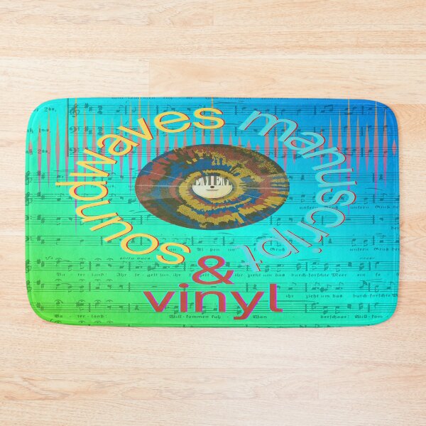 Item preview, Soundwaves Manuscript & Vinyl All Music designed and sold by BrightrDayMusicArt.