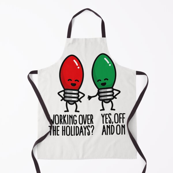Item preview, Funny Christmas Lights Pun Working Over Holidays designed and sold by digbyfms.