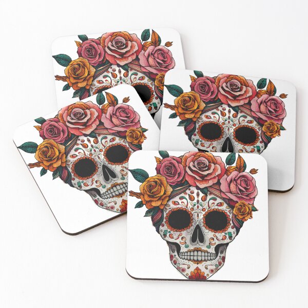 Item preview, Sugar Skull Illustration - Day of the Dead Art and Mexican Tradition designed and sold by  Ojo de Lilith.