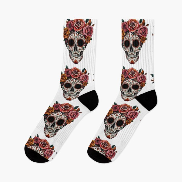 Item preview, Sugar Skull Illustration - Day of the Dead Art and Mexican Tradition designed and sold by  Ojo de Lilith.