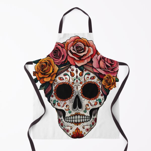 Item preview, Sugar Skull Illustration - Day of the Dead Art and Mexican Tradition designed and sold by Ojo de Lilith.