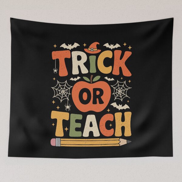 Item preview, Groovy Trick Or Teach Teacher Halloween designed and sold by KarimSoCute.