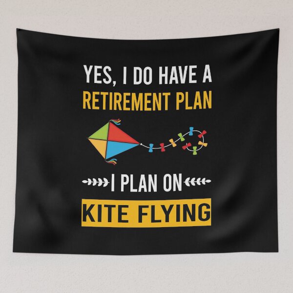 Item preview, Retirement Plan Kite Flying Kites designed and sold by xaviajames9.