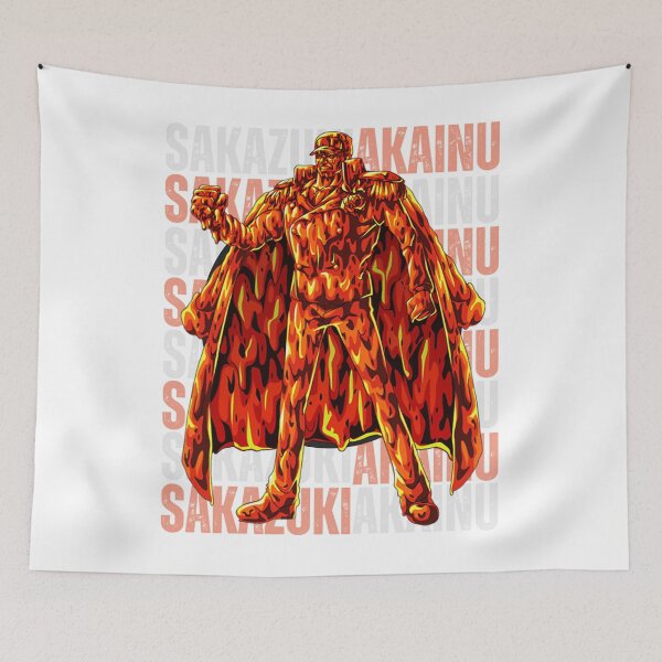 Item preview, Akainu Sakazuki Magma Max Level Typography Art designed and sold by Amiraath.