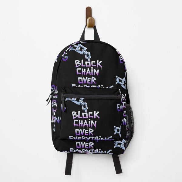 Item preview, Bitcoin Blockchain Over Everything Graffiti Design designed and sold by RadDeck.