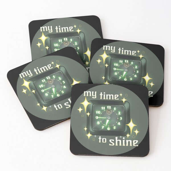 Item preview, Radium Clock "My Time to Shine" designed and sold by localparrotmom.