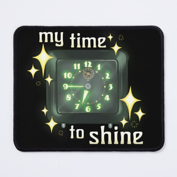 Item preview, Radium Clock "My Time to Shine" designed and sold by localparrotmom.