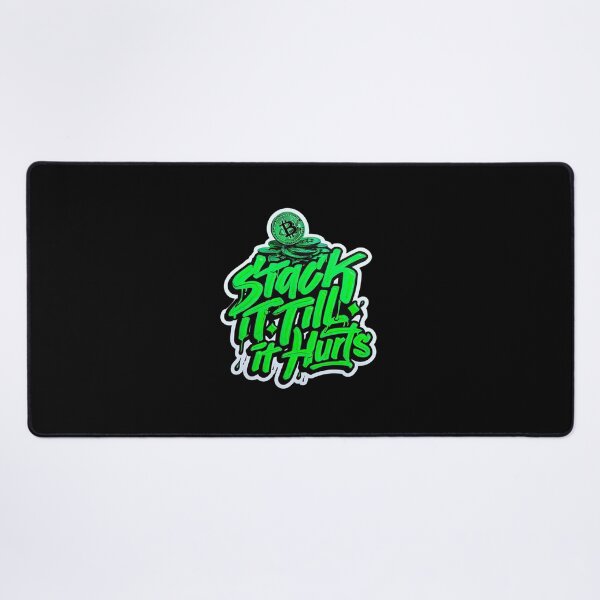 Item preview, Bitcoin Stack It Till It Hurts Graffiti Slogan designed and sold by RadDeck.