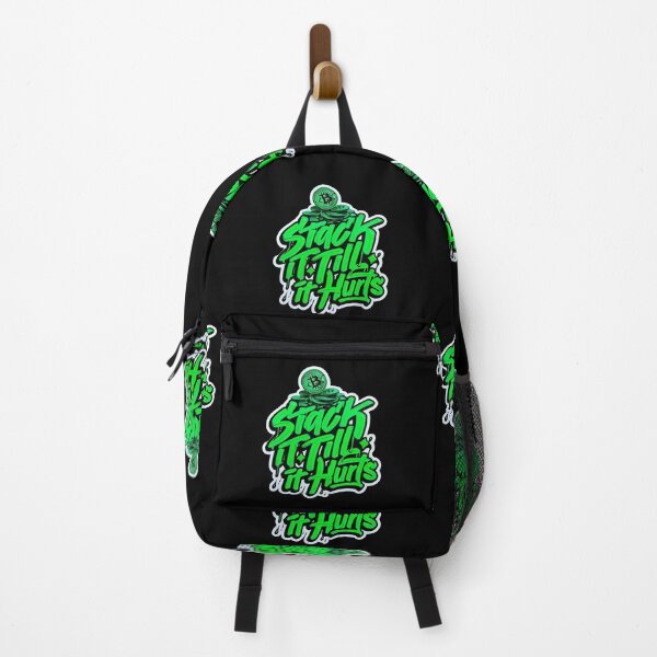 Item preview, Bitcoin Stack It Till It Hurts Graffiti Slogan designed and sold by RadDeck.