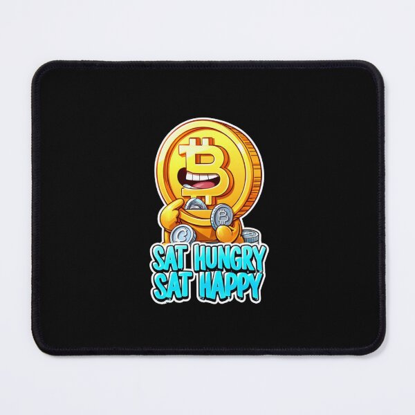 Item preview, Bitcoin Sat Hungry Sat Happy Graffiti Design designed and sold by RadDeck.