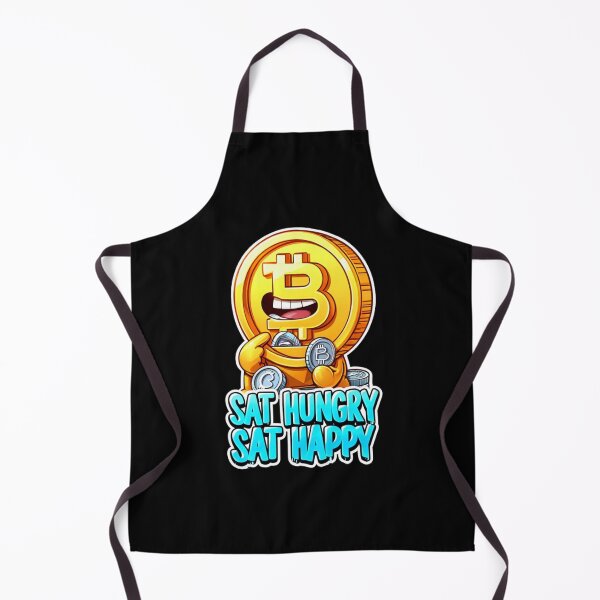 Item preview, Bitcoin Sat Hungry Sat Happy Graffiti Design designed and sold by RadDeck.