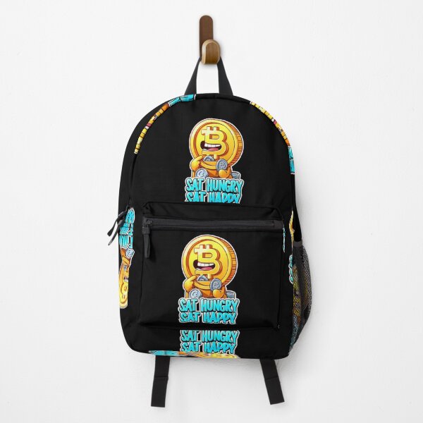 Item preview, Bitcoin Sat Hungry Sat Happy Graffiti Design designed and sold by RadDeck.