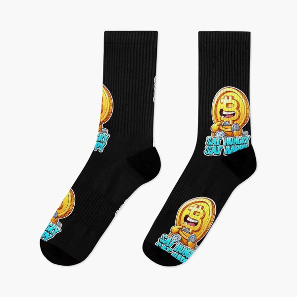 Item preview, Bitcoin Sat Hungry Sat Happy Graffiti Design designed and sold by RadDeck.