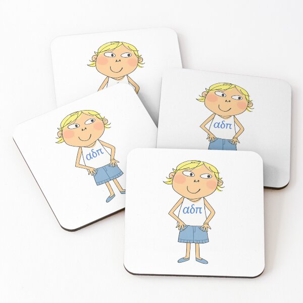 Item preview, Alpha Delta Pi Cutie Girl designed and sold by friendsworld.